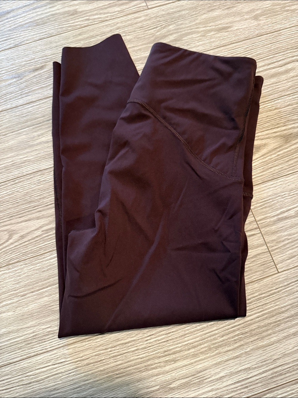 Spanx BURGUNDY Leggings